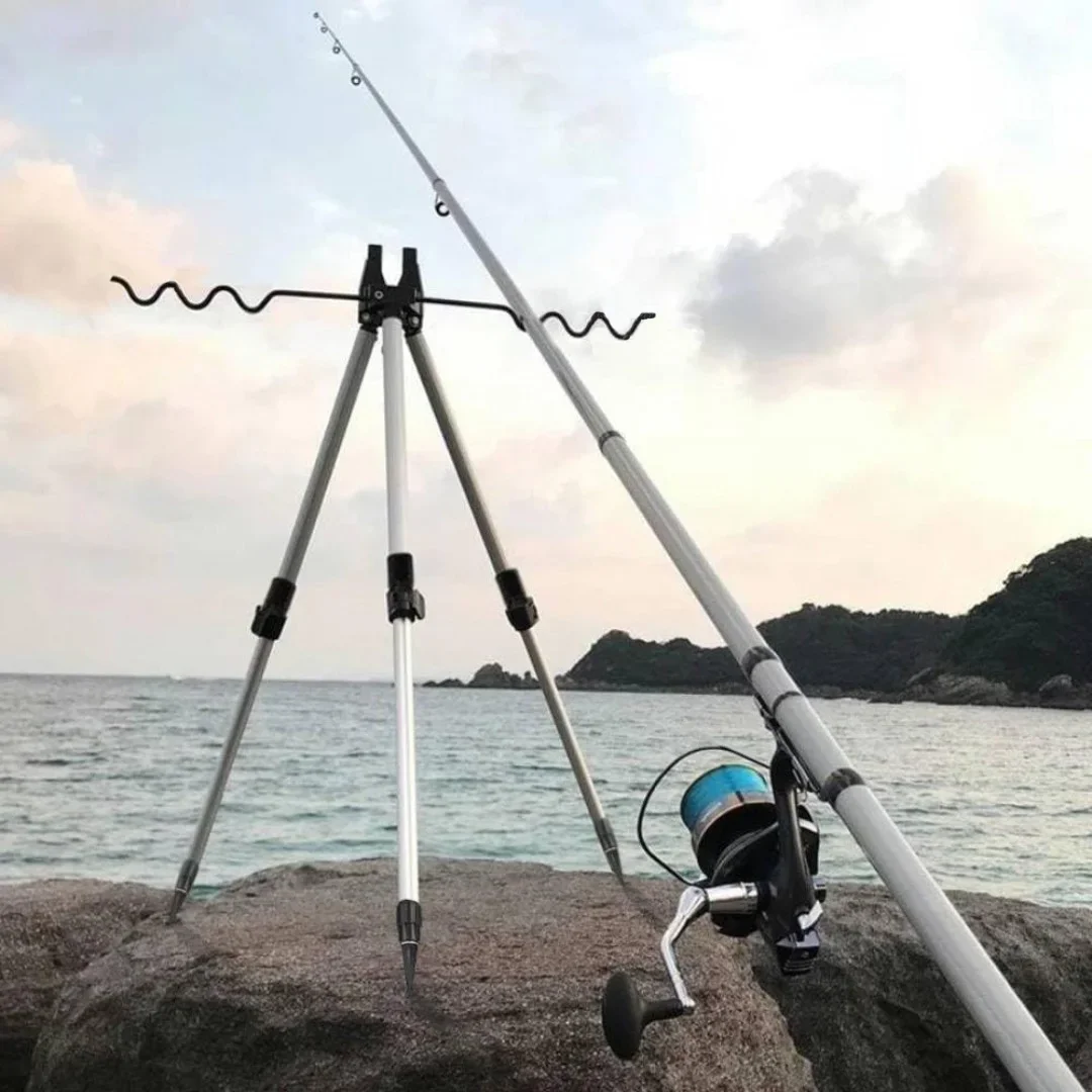 Fishing Rod Telescopic - 텔레스코픽 낚싯대 삼각대 홀더, 야외 해변